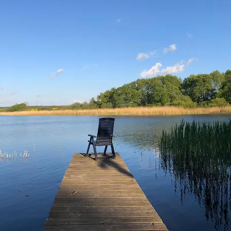 펜션 Haus Am Mit Steg, Boot, Kamin Und Sauna - Mecklenburgische Seenplatte *
