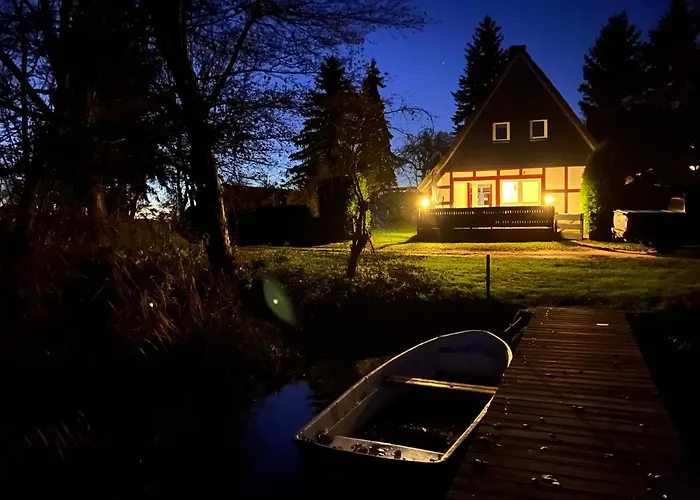 Haus Am Mit Steg, Boot, Kamin Und Sauna - Mecklenburgische Seenplatte Blankensee (Mecklenburg-Vorpommern)